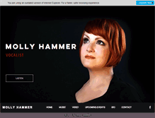 Tablet Screenshot of mollyhammer.com